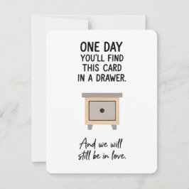 Romantic Drawer Card For Boyfriend In Love Feiertagskarte