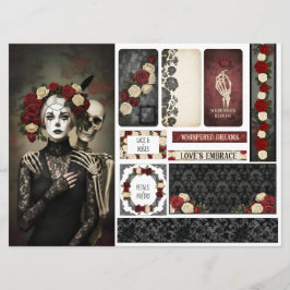 Romantic Ephemera Sheet  Karte