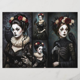 Romantic Ephemera Sheet  Karte