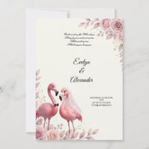 Romantic Flamingo Wedding