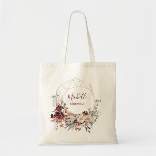 Romantic Floral Bridal Party Tragetasche