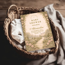 Romantic Garden Estate Path Baby Shower