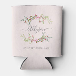 Romantic Garland in Floral Pink for Bridemaid Dosenkühler