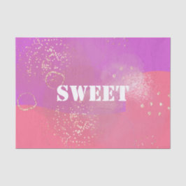 Romantic glitter pink art seidenpapier