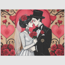 Romantic Gothic Tissue Paper Seidenpapier
