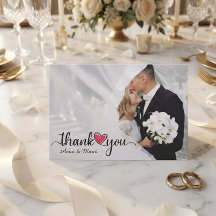 Romantic Heart Wedding Photo