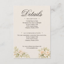 Romantic Italian Tusca Details Card