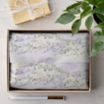 Romantic Lavender Green Flowers Bridal Shower Seidenpapier<br><div class="desc">Romantic Lavender Green Flowers Bridal Shower</div>