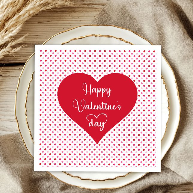 Romantic Love Hearts Napkins Valentine Decor Serviette (Romantic Love Hearts Napkins Valentine Decor)