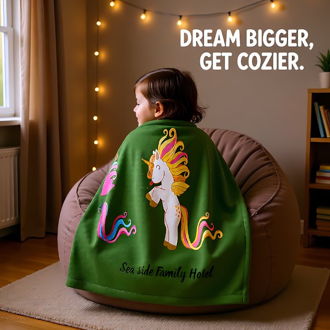 Romantic moderne Cute Unicorn monogramme b (Créateur téléchargé)