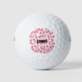 Romantic pink Cherry blossom Golfball