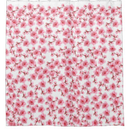 Romantic pink Cherry blosson Duschvorhang
