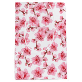 Romantic pink Cherry blosson Mittlere Geschenktüte