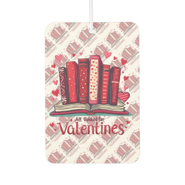 Romantic Reading Vibes Cozy Valentine Gift Autolufterfrischer (Vorderseite)