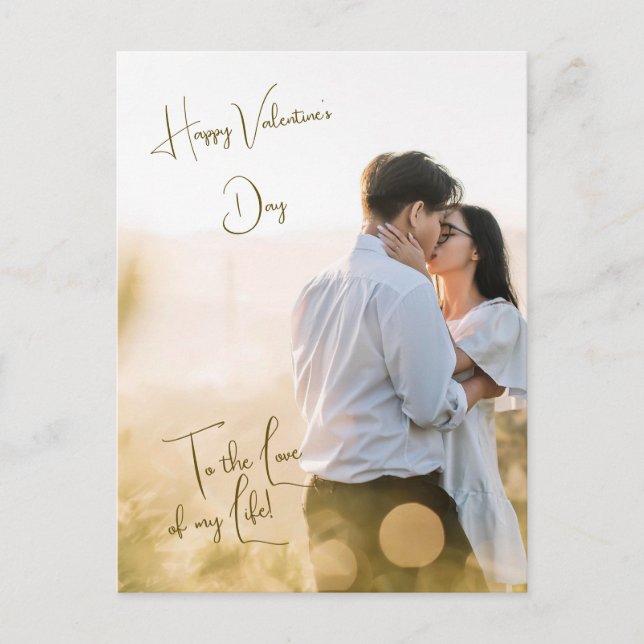 Romantic To The Love of My Life  Postkarte (Vorderseite)