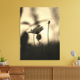 Romantic Trees & Flowers – Botanical Fantasy Boho Leinwanddruck
