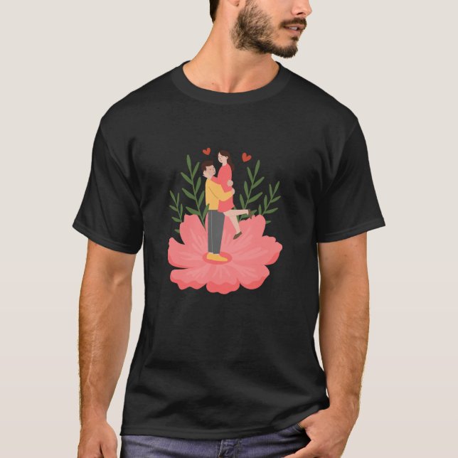 Romantic Valentine’s Day Quote T-Shirt  (Vorderseite)