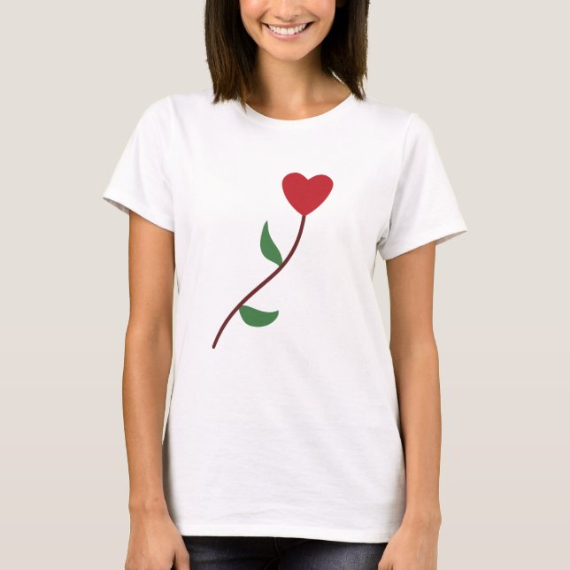 Romantic Valentine’s Day Quote T-Shirt (Vorderseite)