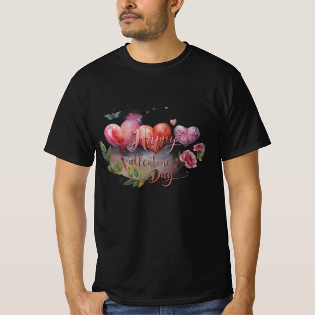 Romantic Valentine’s Day Quote T-Shirt (Vorderseite)