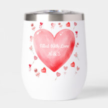 Romantic Watercolor Heart Valentine
