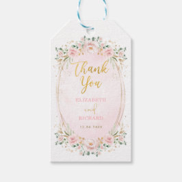 Romantica Pink Blush Gold Gastgeschenke Hochzeit Geschenkanhänger