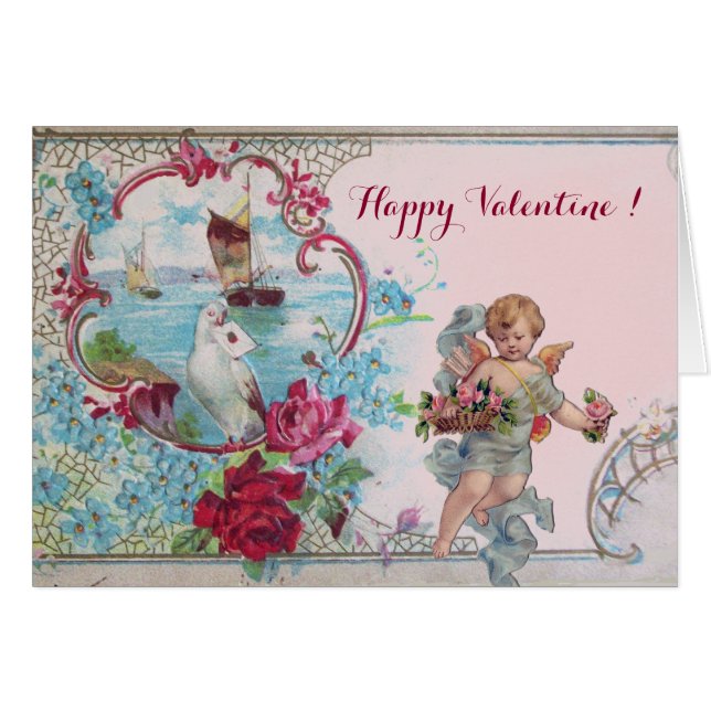 ROMANTICA / VALENTINE CUPID ANSAMMLUNG PINK ROSES (Vorderseite (Horizontal))