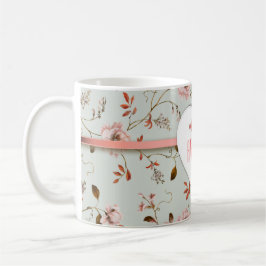 RomanticCharm Vintage Blume Hochzeitskollektion Kaffeetasse