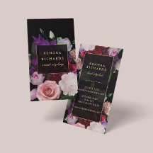 Romantik Dark Florals