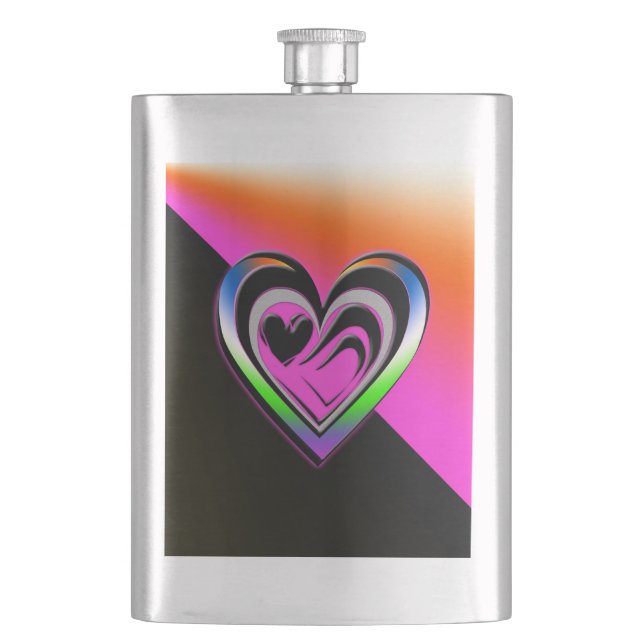 Romantik Flachmann (Vorderseite)