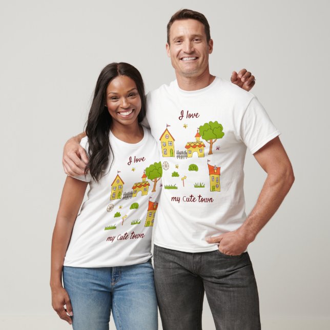 Romantik I Liebe mein niedlicher T - Shirt (Unisex)