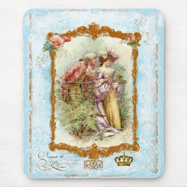 Romantik in der Air Marie Antoinette Mousepad (Vorne)