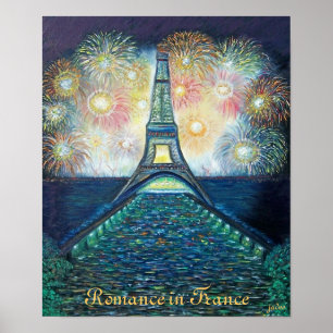Romantik in France Poster Print