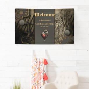 Romantik in Rädern und Röhren das Steampunk-Soul Banner