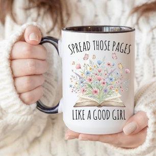 Romantik-Leser-Tasse mit Schärfe, Lustiges Geschen Tasse