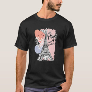 Romantik Paris Mon Amour Paris Meine Liebe Eiffel  T-Shirt