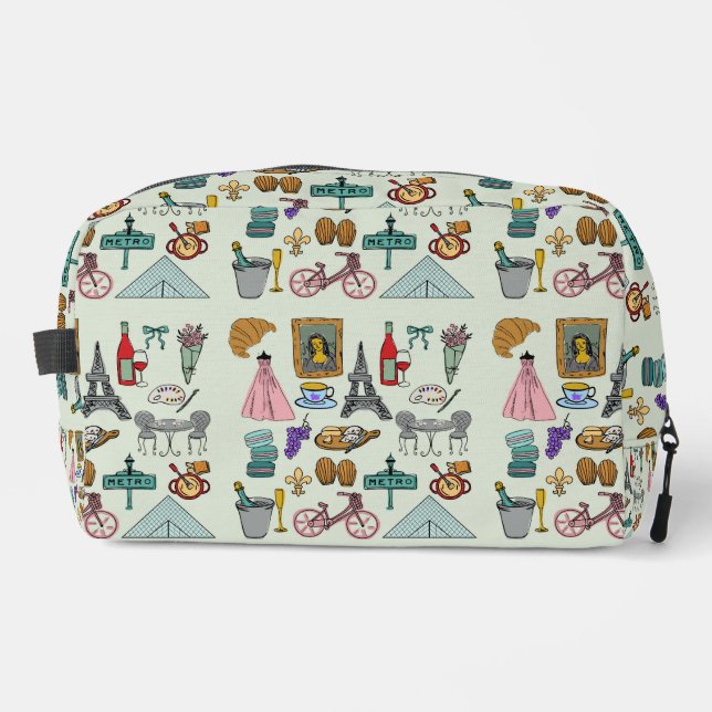 Romantik Paris Waschbeutel (Vorderseite)