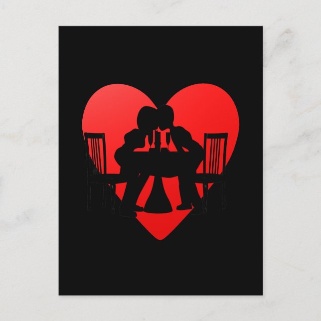 Romantik Postkarte (Vorderseite)