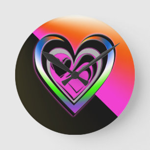 Romantik Runde Wanduhr