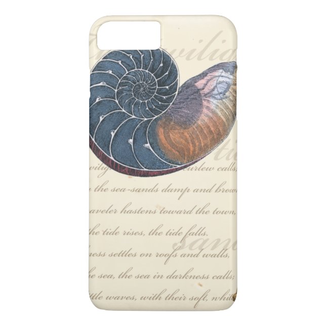 Romantik Seashell Case-Mate iPhone Hülle (Rückseite)