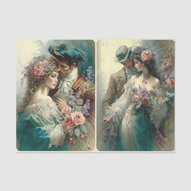 Romantik Seidenpapier (Vorderseite)