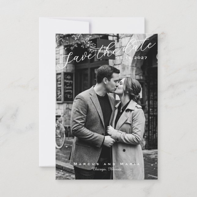 Romantik - Termin vormerken Save The Date (Vorderseite)