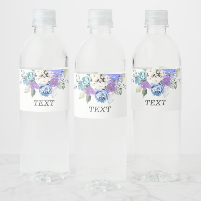 Romantik , Wasserfarbe , Blume, rustikales Blumenw (Flaschen)