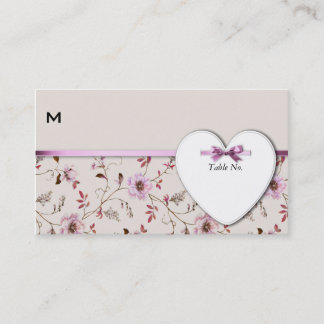 RomantikCharme Vintage Hochzeitskollektion mit Blu Visitenkarte