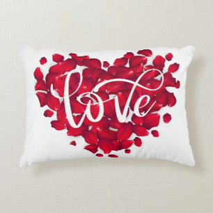 Romantique coeur d'amour coussin -parfait pour la