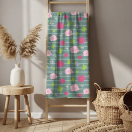 Romantique coloré chic motif floral tendance Bain