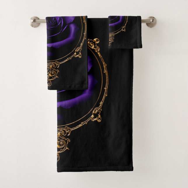 Romantique, Goth Vintage Purple Roses (En situation)