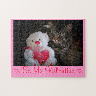 Romantique Kitty Valenpuzzle Puzzle