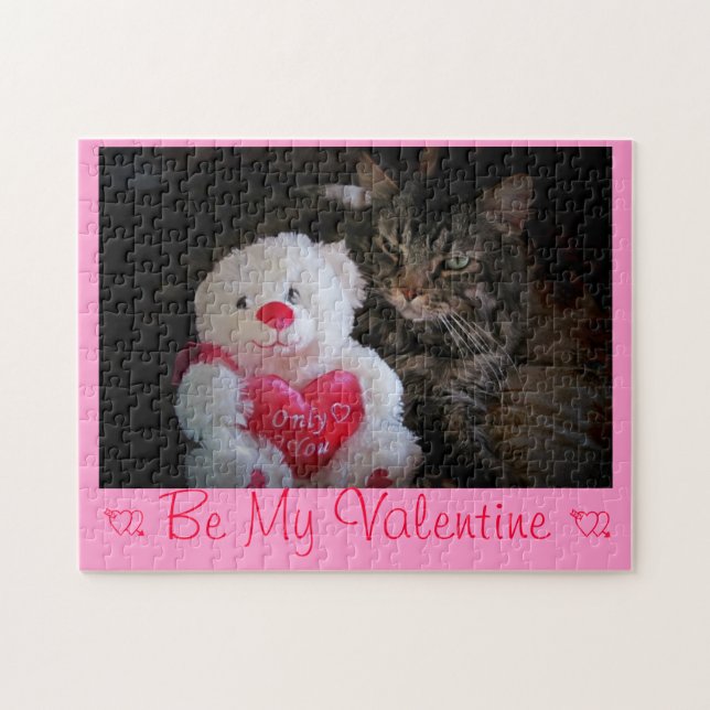 Romantique Kitty Valenpuzzle Puzzle (Horizontal)