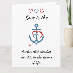 Romantique Poème d'amour moderne Carte Valentine