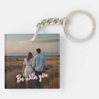 Romantique Porte - clé personnalisé pour couples